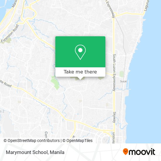 Marymount School map