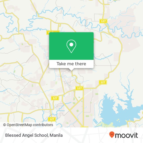 Blessed Angel School map