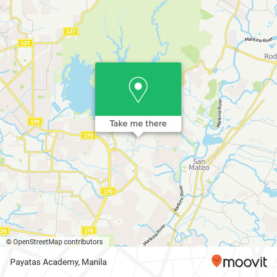 Payatas Academy map
