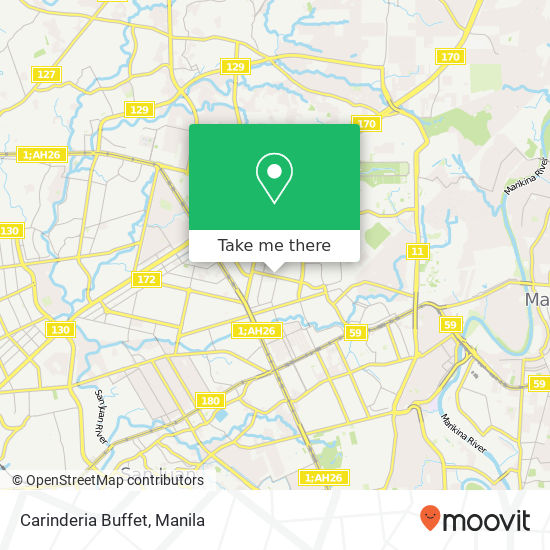Carinderia Buffet map