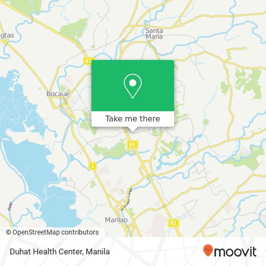 Duhat Health Center map