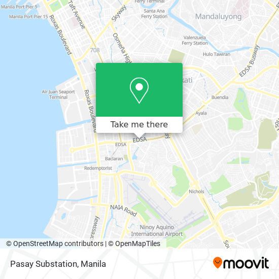 Pasay Substation map
