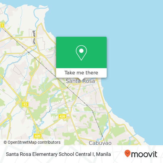Santa Rosa Elementary School Central I map