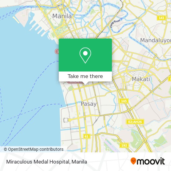 Miraculous Medal Hospital map