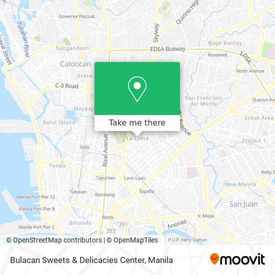 Bulacan Sweets & Delicacies Center map