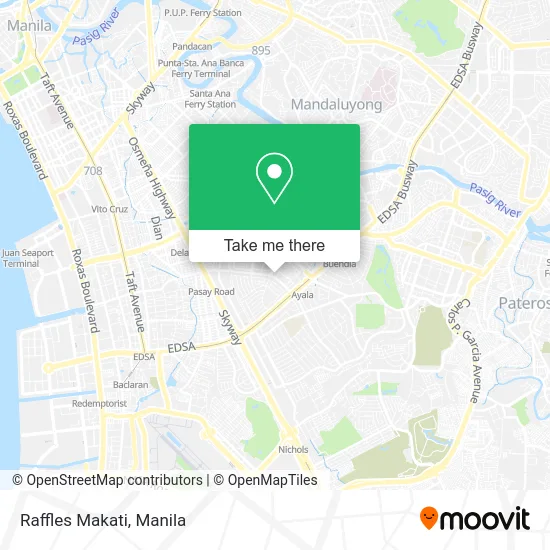 Raffles Makati map