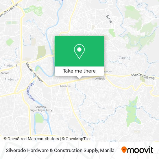 Silverado Hardware & Construction Supply map