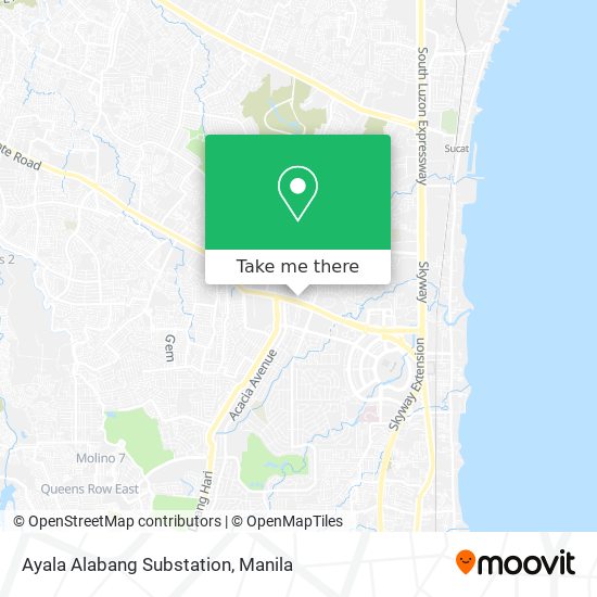 Ayala Alabang Substation map