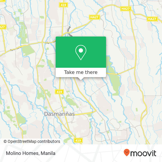 Molino Homes map