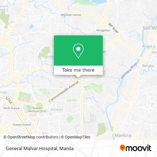 General Malvar Hospital map