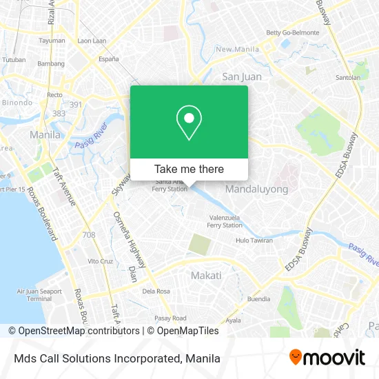 Mds Call Solutions Incorporated map