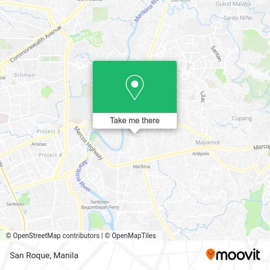 San Roque Marikina Map How To Get To San Roque In Marikina By Bus Or Train?