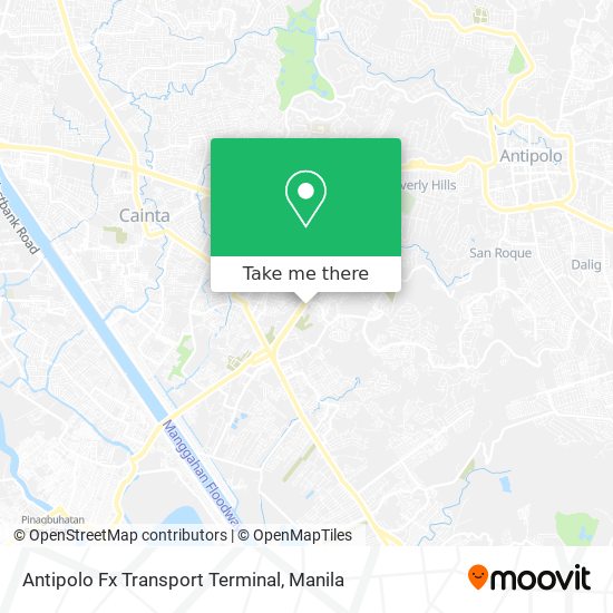 Antipolo Fx Transport Terminal map