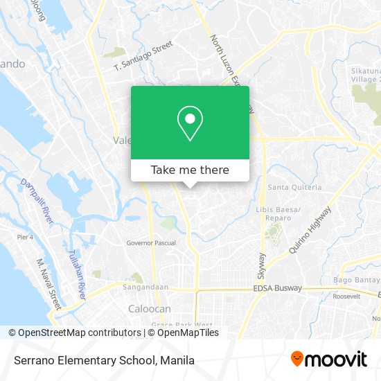 Serrano Elementary School map