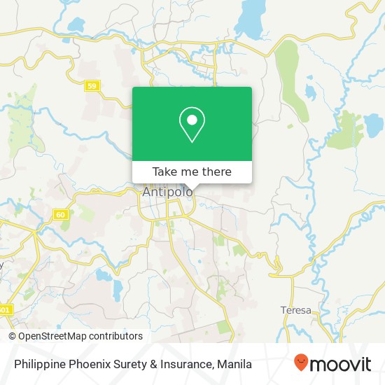 Philippine Phoenix Surety & Insurance map