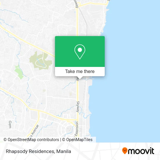 Rhapsody Residences map