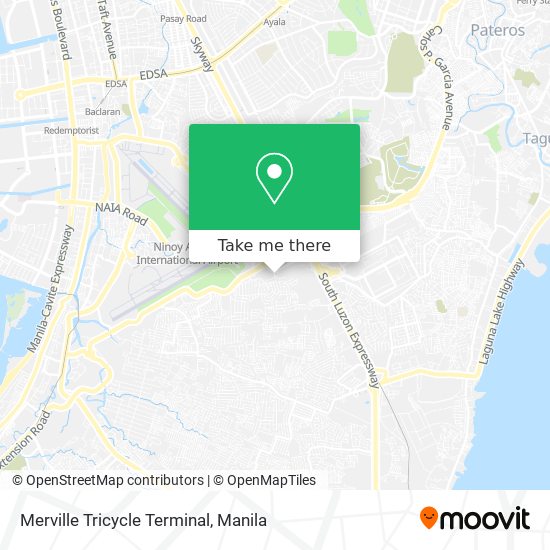 Merville Tricycle Terminal map