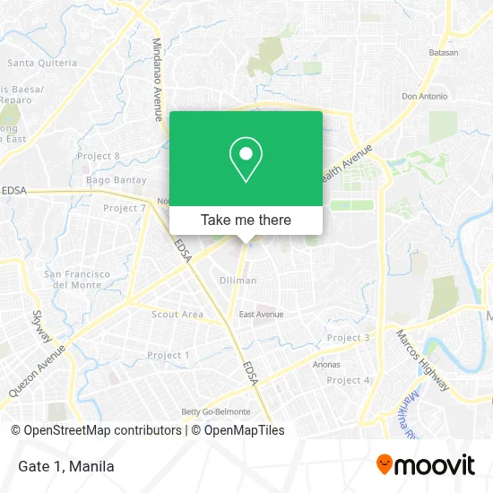 Gate 1 map