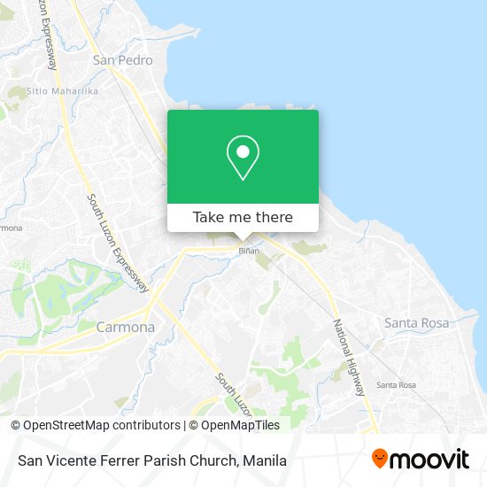 San Vicente Ferrer Parish Church map