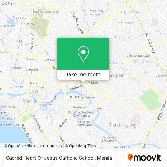 Sacred Heart Of Jesus Catholic School map