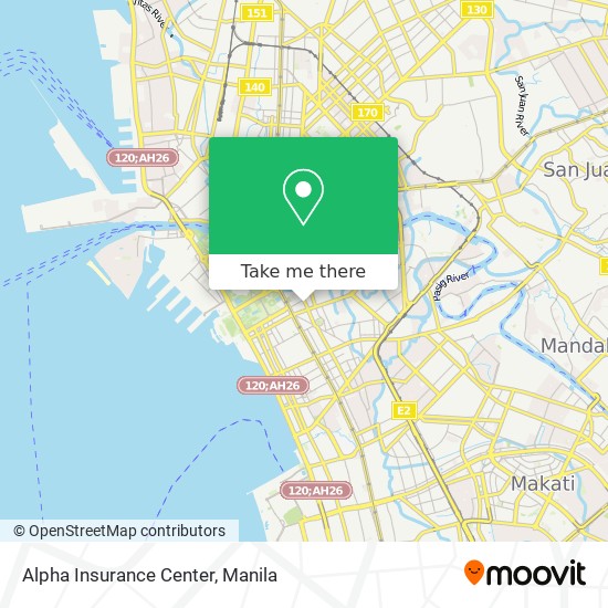 Alpha Insurance Center map