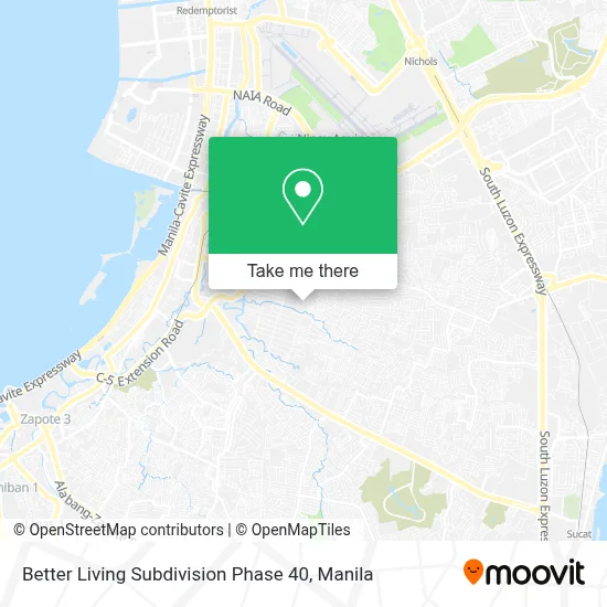 Better Living Subdivision Phase 40 map