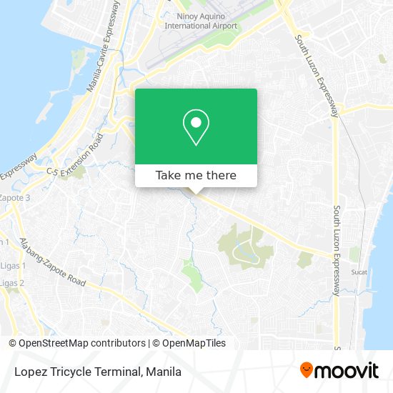 Lopez Tricycle Terminal map