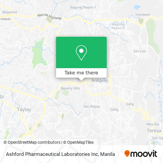 Ashford Pharmaceutical Laboratories Inc map