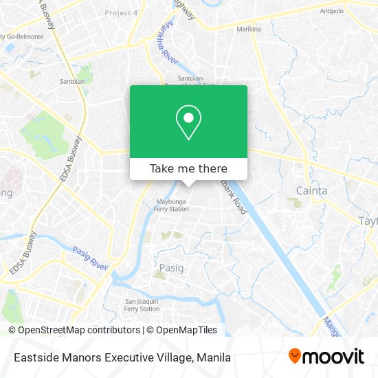 Eastside Manors Executive Village map