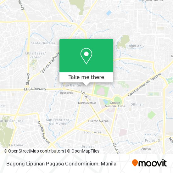 Bagong Lipunan Pagasa Condominium map