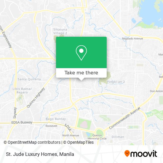 St. Jude Luxury Homes map