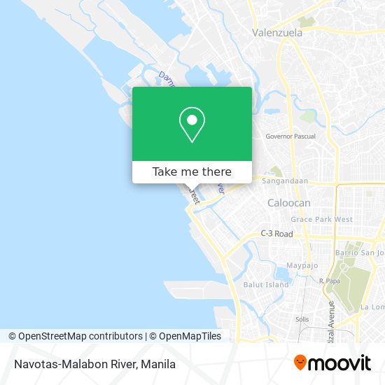 Navotas-Malabon River map