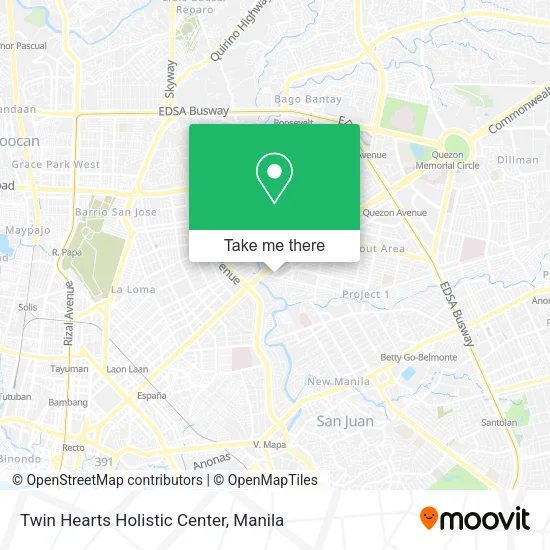 Twin Hearts Holistic Center map
