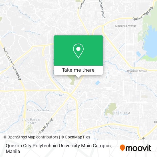 Quezon City Polytechnic University Main Campus map