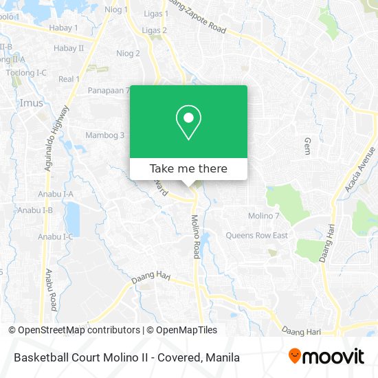 Basketball Court Molino II - Covered map