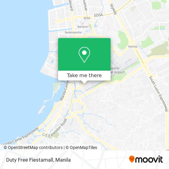 Duty Free Fiestamall map