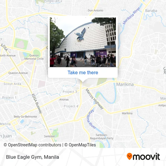 Blue Eagle Gym map