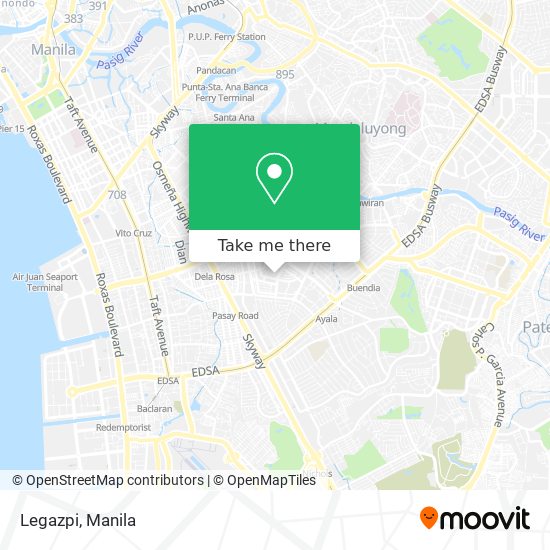 Legazpi map