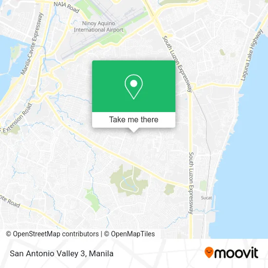 San Antonio Valley 3 map