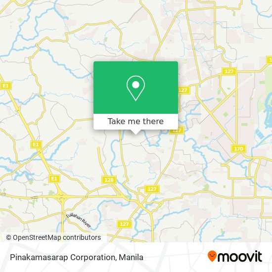 Pinakamasarap Corporation map