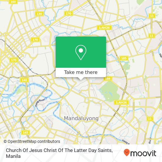 Church Of Jesus Christ Of The Latter Day Saints map