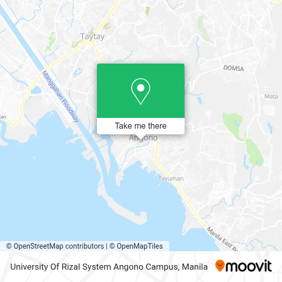 How to Get to University Of Rizal System Angono Campus by Bus?