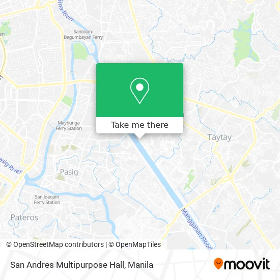 San Andres Multipurpose Hall map