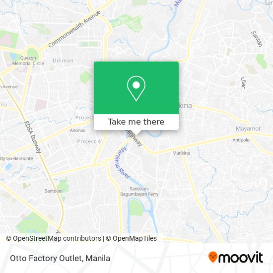 Otto Factory Outlet map