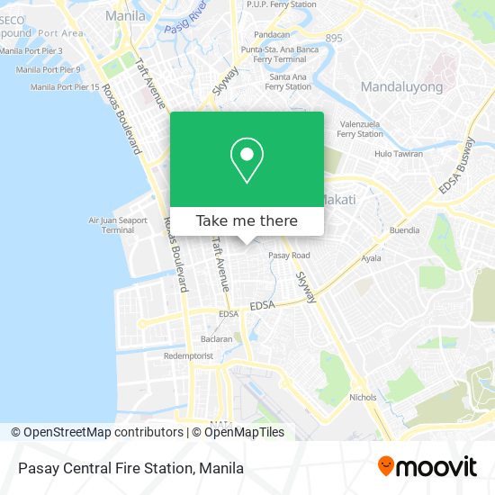 Pasay Central Fire Station map