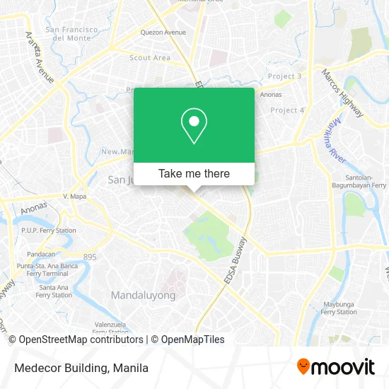 Medecor Building map