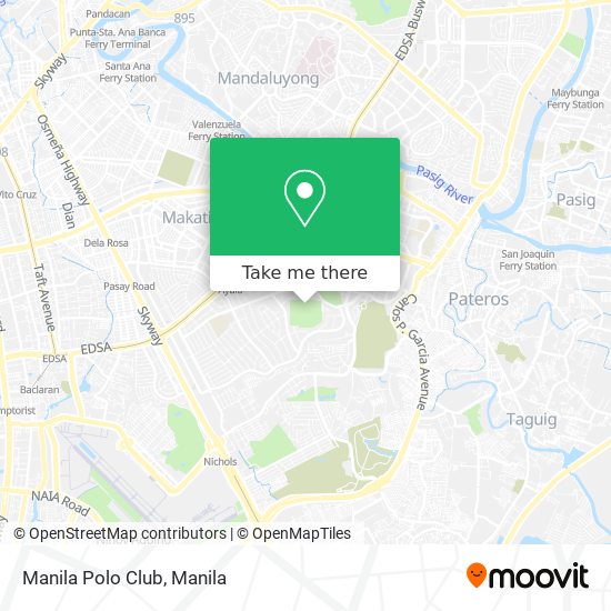 Manila Polo Club map