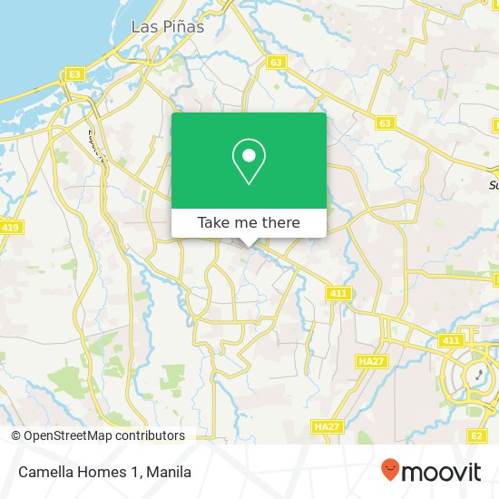 Camella Homes 1 map
