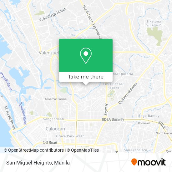 San Miguel Heights map