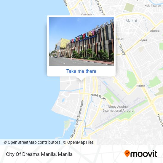 City Of Dreams Manila map